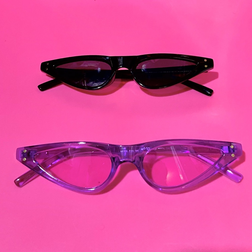 90s Skinny Vintage Retro Shades